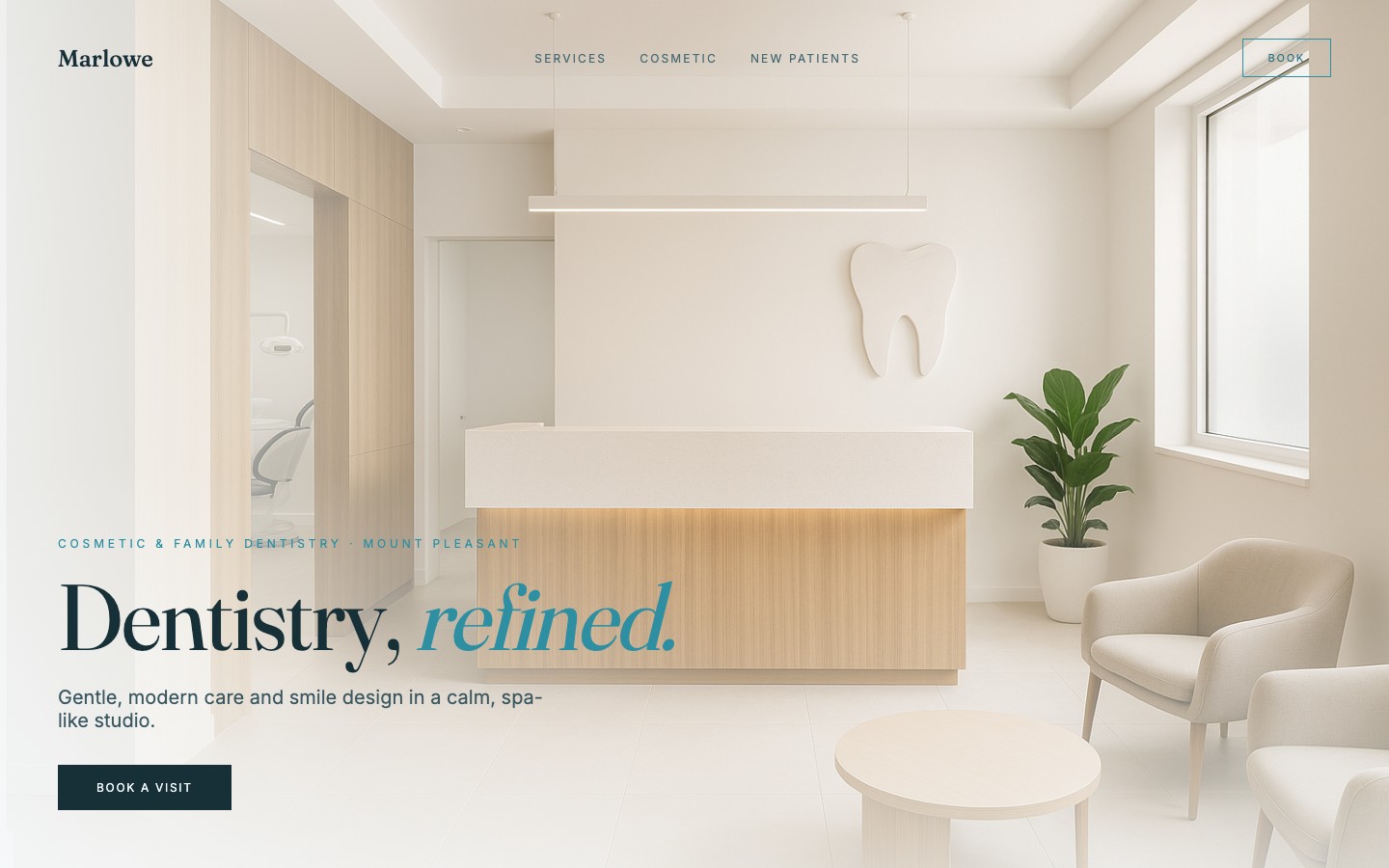 Dental practice example design